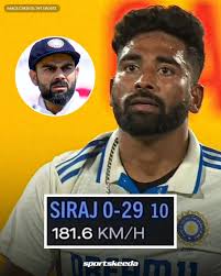 DSP Siraj is the fastest bowler in the world! 🔥 Just kidding! 😅 It was a  technical glitch during the match that clocked the Indian pacer's delivery  at an insanely high speed