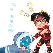 Blaze Wake Up Is 2020 Ais I M Sleppy Di 2020 Kartun Animasi Gambar