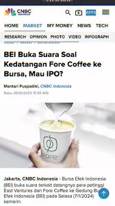 Aroma Kesuksesan Fore Coffee di Pasar Modal Indonesia