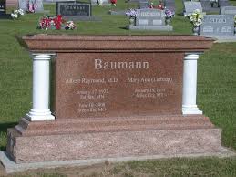 Photo Of West Memorials Memphis Tn United States Classic Monument Design With A Modern Turn To Include Rose C Headstones Marble Columns Granite Headstones