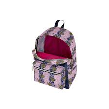 Sac à dos avec deux grands compartiments zippés avec grande poche frontale zippée, une pochette plate zippée sur la poche frontale et une poignée. Sac A Dos Kaporal Wax Couleur Bleu La Cartablerie