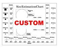 Size Estimation Chart Transparency Ryan Quality Control