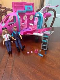 The Barbie and Ken steward and pilot set sold for 100.00 the plane was like  50.00 new Comes with everything shown I'm in Madison can meet at the Kroger 