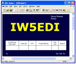 How to make qsl cards. Qsl Maker Iw5edi Simone Ham Radio
