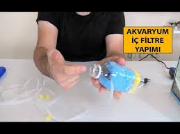 Akvaryumda El Yapimi Cift Fonksiyonlu Elektrikli Dip Cekim Sifonu Youtube