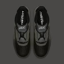 Black Air Force 1 Low Top A Cold Wall X Nike Air Force 1 Low Black Dark Grey White Bq6924 001 Top A Cold Wall Nike Air Force Dark Black
