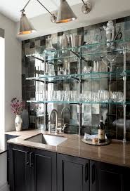 Mango steam contemporary modern home liquor bar catalina table tempered glass. Cocktail Crush Contemporary Home Bars Darci Hether