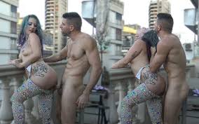 Passionate kissing and ass grabbing with Antonio Mallorca and Ukrainian