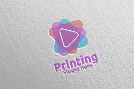 Letterheads usually include your logo and your company's contact information. Play Printing Company Logo Design 25 Grafik Von Denayunecf Creative Fabrica