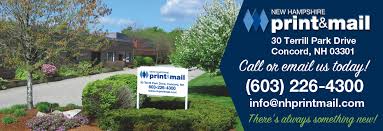 Our personnel, from our salespersons to our set and site crews, are qualified, friendly and industry experts! New Hampshire Print Mail