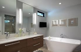 Where should my bathroom vanity lights be placed? Bathroom Light Fixtures