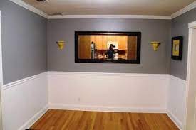 White makes most any color pop, especially dark colors. Dining Room Chair Rail Bedroom Wall Colors Bedroom Renos