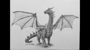 You can make your dragon drawing medieval like, rpg like and soft and fluffy for kids but all dragon drawings must always have the components of the real thing. Realistic Mythical Dragon Dragon Drawings