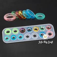 Variety Of Size Ring Silicone Mold Round Diamond Ring Etsy In 2020 Making Resin Molds Resin Molds Silicone Molds