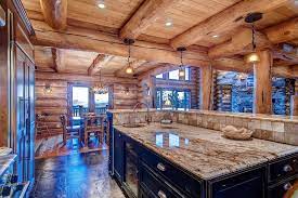 Rustic cabin kitchen ideas beau photos small cabin kitchen designs. Log Cabin Kitchens Cabinets Design Ideas Designing Idea