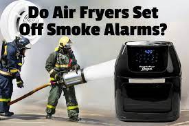 Ionisation smoke alarms are highly sensitive to small smoke particles and typically respond about 30 to 90 seconds faster to fast flaming fires than photoelectric the appropriate type of smoke detector must be installed to avoid them being disabled because dust or condensation sets them off falsely. Do Air Fryers Set Off Smoke Alarms Kitchen Appliance Hq