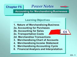Judicious Sample Chart Of Accounts For Merchandising