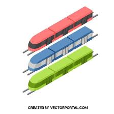 Electric Trains Vector Image Train Vector Electric Train Vector Images