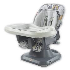 Fisher Price Deluxe Spacesaver Pebble High Chair In Grey Multi In 2020 High Chair Fisher Price Baby High Chair