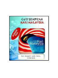 Aras 2, pasaraya giant, jalan plumbum t/7t, pusat komersil seksyen 7, 40000 shah alam, selangor darul ehsan; Cuti Hari Malaysia