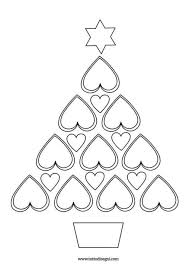 Albero Natale Cuori 2 Natale Cartoline Di Natale Fatti A Mano Alberi Di Natale