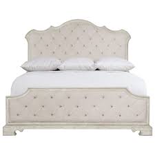 I love it so much! Bernhardt Mirabelle Traditional King Upholstered Panel Bed With Shaped Headboard Belfort Furniture Upholstered Beds
