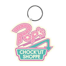 Funko pop riverdale series 2 options include dream sequence figures for the main characters and the debut for kevin keller, which is exclusive to hot. Riverdale Pop S Chock Lit Shoppe Logo Keyring Rubber Keychain Fob