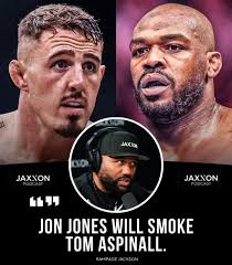 For years i've rooted against Jones, today i have surrendered to his  talent. Rampage is right! Jones will beat the sh!t out Aspinall. Jones is  the Goat!