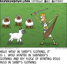Image result for wolf in sheep's clothing cartoon