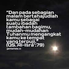 Gambar Kata Kata Islami Tentang Sholat Tahajud Kata Kata Islam Kutipan Agama
