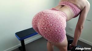 Yoga pants loaded with hot cum - see it all