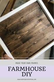 I've been making sawdust for a few years now, but i can't recall ever having made one myself. Diy Wood Frame Tutorial My Designs In The Chaos