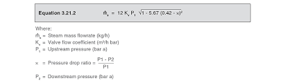 Control Valve Sizing For Steam Systems