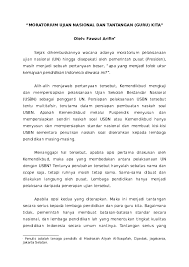 We did not find results for: Doc Moratorium Ujian Nasional Dan Tantangan Guru Kita Fawzul Arifin Academia Edu