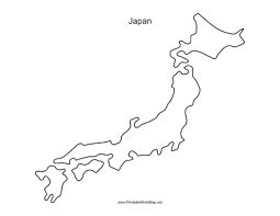 This blank map of japan can be used for locating on major cities, mountain ranges, volcanoes this blank map of japan will allow you to use the map for personal activities or educational with children. Japan