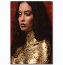 60147 Sabrina Claudio Gold Beauty Music Star Wall Decor Print Poster