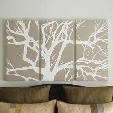 Birch Tree Wall Art Canvas Set Of 3 Tree Canvas Panels By Studio Canvas Art Wall Decor Diy Wall Art Canvas Wall Art