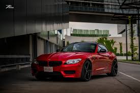 Owners reviews about bmw z4 (e89) with photos on drive2. Bmw Z4 E89 Red With Z Performance Zp 06 Aftermarket Wheels Wheel Front