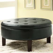 Alibaba.com offers 2604 round ottoman coffee tables products. Copper Grove Jamesia Tufted Brown Faux Leather Round Storage Ottoman Overstock 22580928