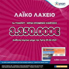Σήμερα 20/4/2021 το λαϊκό λαχείο μοιράζει 3.380.000 ευρώ. Opap Praktoreia Moytsianas Beitrage Facebook