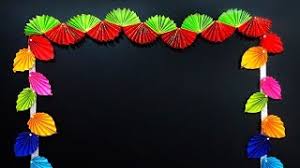 Paper heart door decor for vinayak puja, holi, diwali, christmas , birthday party, home decoration and perfect for all purpose decoration. Door Hanging Decoration