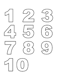 You can also use the number templates to practise writing each number from 1 to 10. Numbers 1 10 Preschool Printables Numbers Preschool Lettering Preschool Printables