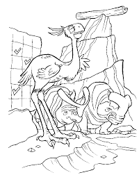 Flying sid coloring page from ice age category. Coloring Pages C Ice Age