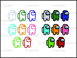 Among Us Svg Cricut Multi Color Vectorency Cricut Svg Multi Color