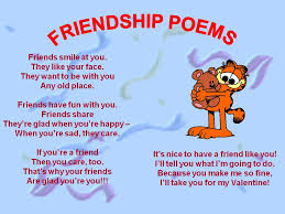 (can be sung to the tune of mary had a little lamb). Friendship Love Poems