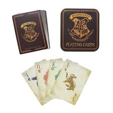 A celebration of slytherin can be seen at warner bros. Hogwarts Playing Cards Wholesale Harry Potter Gifts Games Paladone Trade