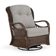 Islamorada Indoor Rattan High Back Swivel Glider In 2020 Indoor Wicker Furniture Rattan Outdoor Furniture Swivel Glider