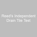 Reed's Independent Drain Tile Test - WAFRP