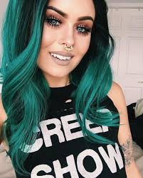 13 Best Hair Color Products For Stunning Strands Green Hair Hair Styles Teal Hair