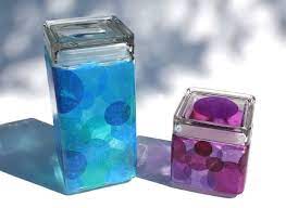 Decoupage tissue paper on glass. Mod Podge Tissue Paper Stained Glass So Easy Mod Podge Rocks